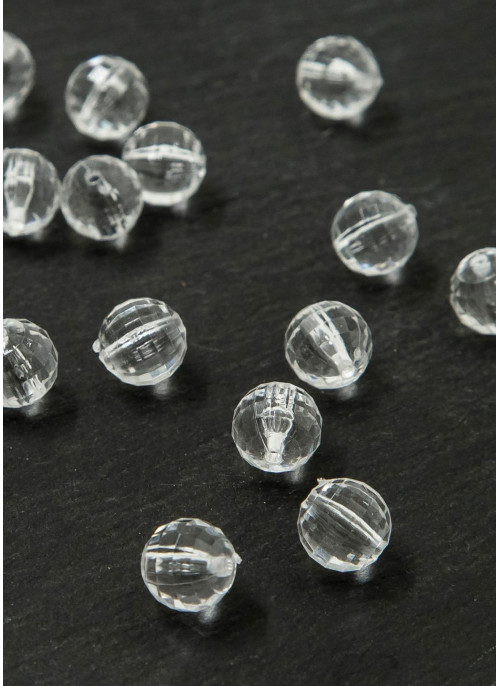 Акрилові кристали, круглі, 0,5кг. Діаметр 1см.