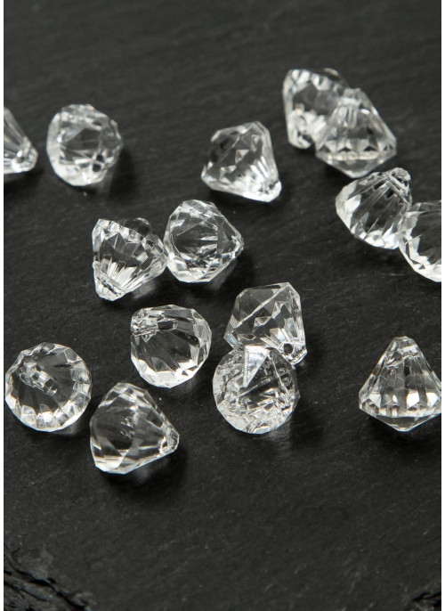 Акрилові кристали, дзига. 0,5кг. Розмір 12мм.