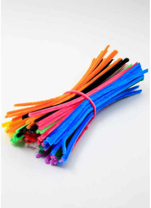 Синельний дріт, Мікс кольорів. В упаковці 100 шт.  30см.