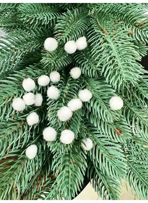 Помпон білий, LS-B-1