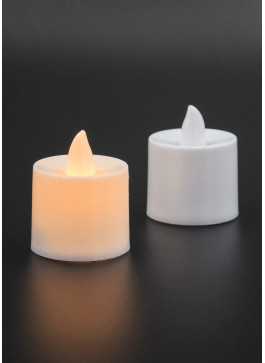 Лед.свічка, на батарейках, 4,5см. 24шт.  LG-91