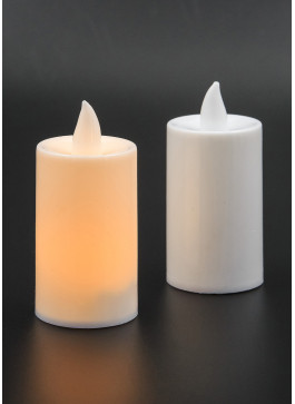 Лед.свічка, на батарейках, 8см. 24шт. LG-92