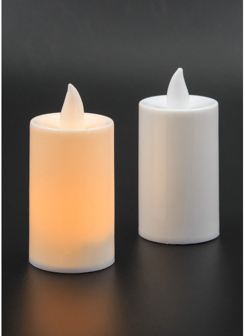 Лед.свічка, на батарейках, 8см. 24шт. LG-92