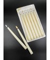 Свічка столова світлодіодна, на батарейках, 25см. 6шт.