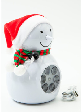 Проектор зоряного неба та колонка.Сніговик. 18,5см. 1 шт.