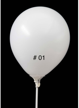 Кульки латекс, 5 дюймів, 13см. Білий колір. 100шт.