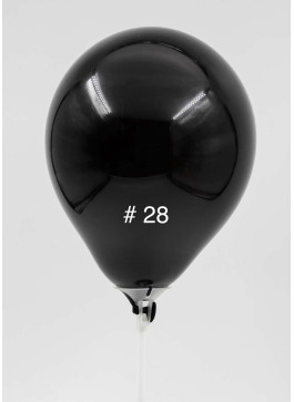 Кульки латекс, 5 дюймів, 13см. Чорний колір. 100шт.