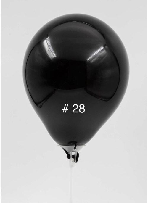 Кульки латекс, 5 дюймів, 13см. Чорний колір. 100шт.