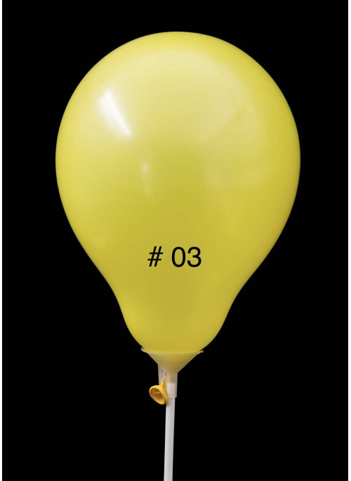 Кульки латекс, 5 дюймів, 13см. Жовтий колір. 100шт. 