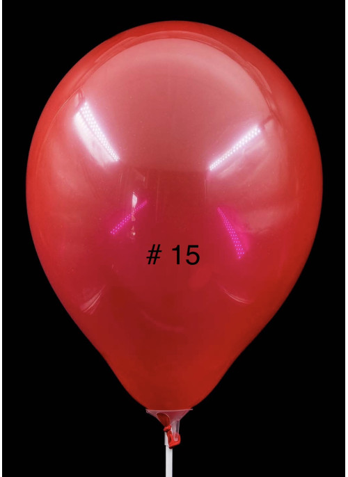 Кульки латекс, 10 дюймів, 26см. Червоний колір. 100шт.