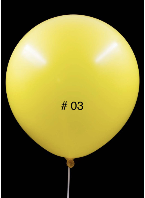 Кульки латекс, 19 дюймів, 49-50см. Жовтий колір. 50шт.