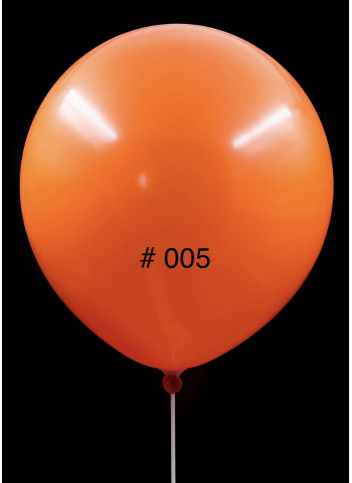 Кульки латекс, 19 дюймів, 49-50см. Оранжевий колір. 50шт.