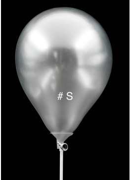 Кульки хром, Срібло. 5"-13см. 100шт.