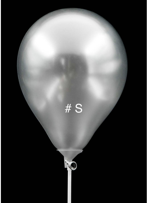 Кульки хром, Срібло. 5"-13см. 100шт.