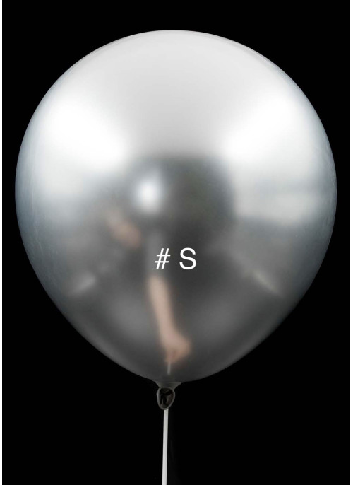 Кульки хром, Срібло. 19"-48-49см. 25шт.