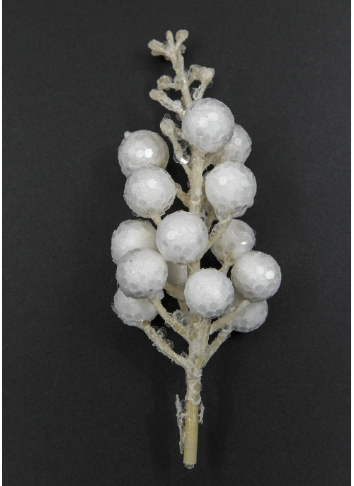Гілочка біла, висока, 11 кульок, 100шт.