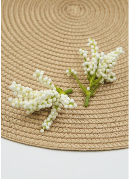 Гілочка дрібна весняна, БІЛА, 7,5см.