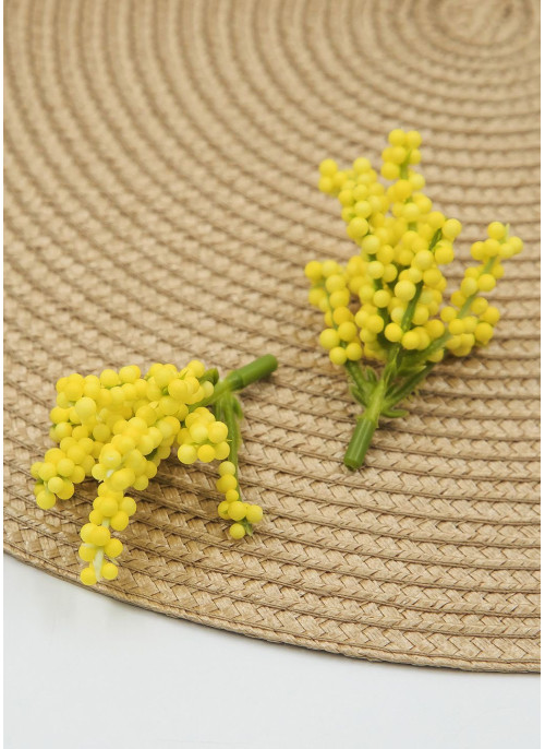 Гілочка дрібна весняна, ЖОВТА, 7,5см.