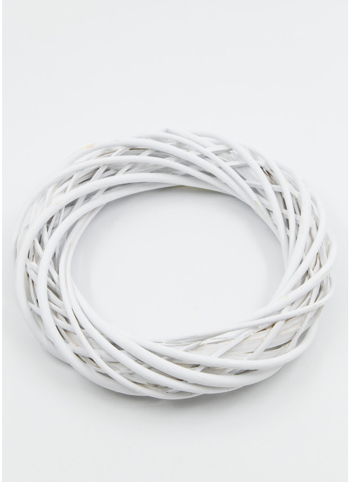 Основа з ротангу під вінок. Біла.  Діаметром 35см.  1шт.