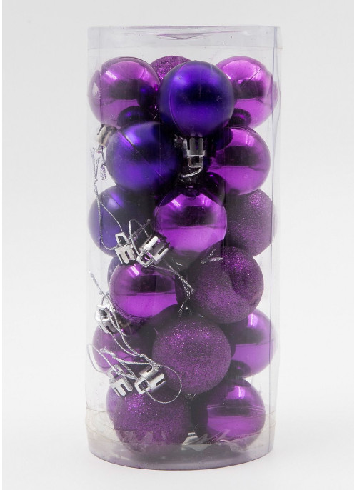 Куля 4 см, ФІОЛЕТОВА, 24 шт в уп.