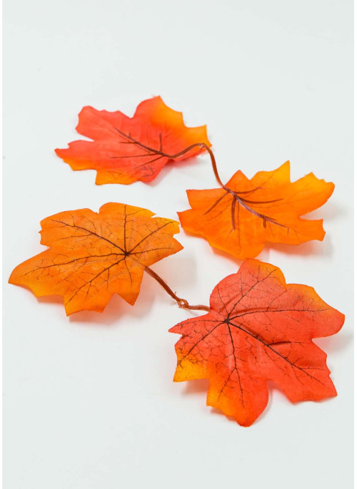 Листок осінній клена. 8см, 100шт.