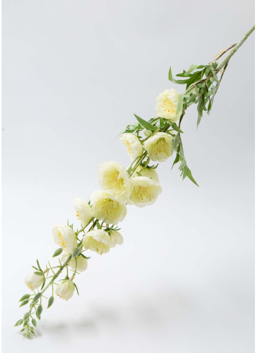 Мальва біла, 90см. Сатин, 1шт.