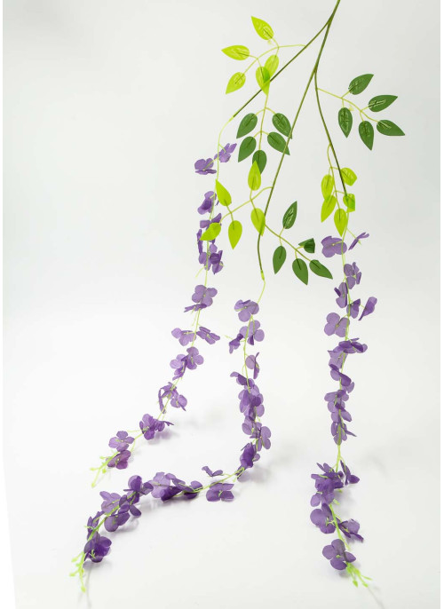 Гліцинія штучна. 103см. 12шт. Фіолетова