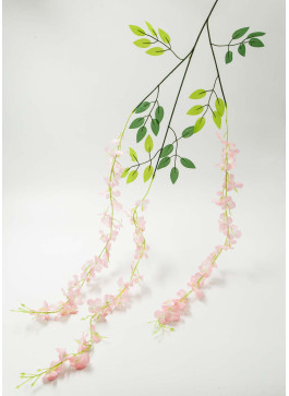 Гліцинія штучна. 103см. 12шт. Рожева