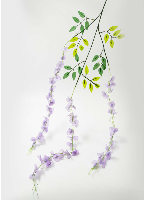 Гліцинія штучна. 103см. 12шт. Бузкова.