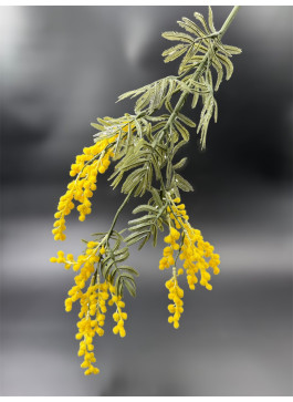 Мімоза довга жовта, 85см, 3 гілки. 1шт.