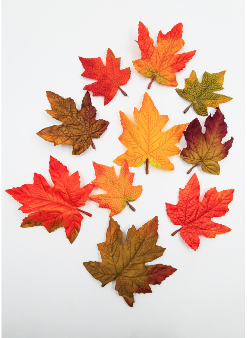 Осінні листки, 120шт. 12 моделей.