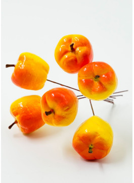 Яблучко на дротику, ЖОВТО-ОРАНЖ., 12 см. 36шт
