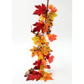 Гілка осіння, з довгими гарбузами, 60см. 1шт.