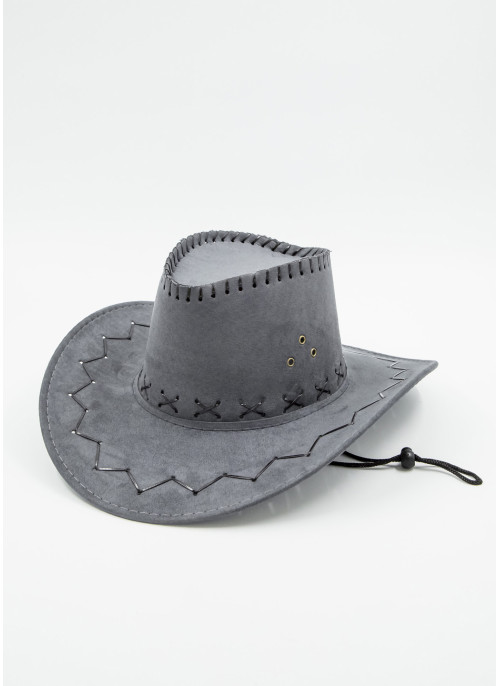Капелюх ковбоя, сірий.