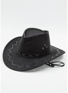 Капелюх ковбоя, чорний.