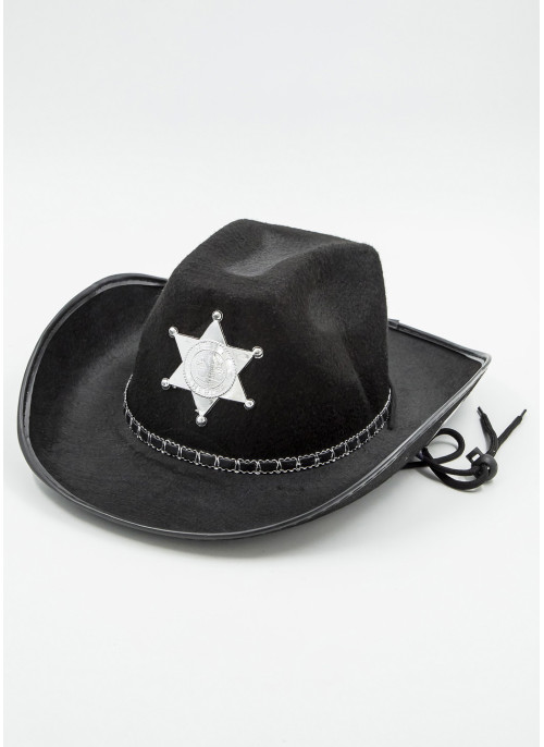 Капелюх шерифа, Чорний.