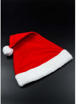 Шапка новорічна,  якісна, для дорослого. 43см, 10шт.