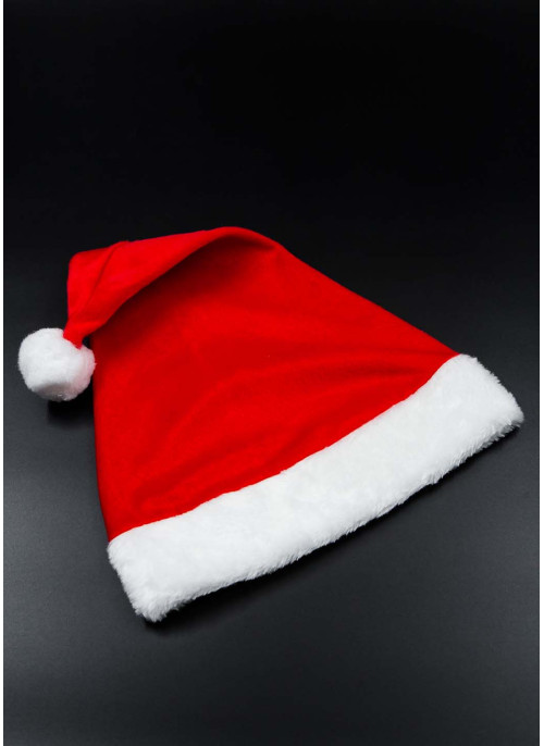 Шапка новорічна,  якісна, для дорослого. 43см, 10шт.