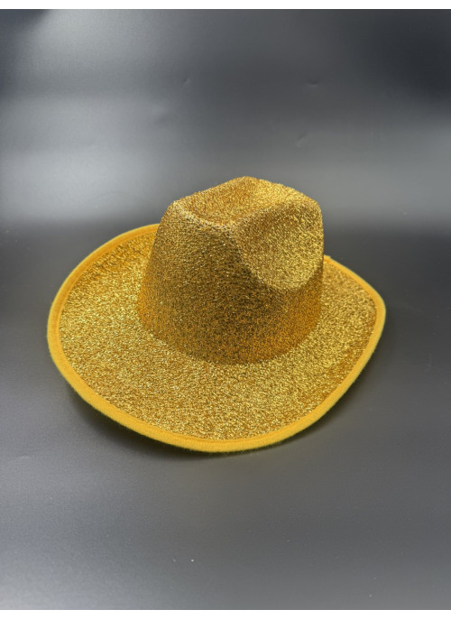 Капелюх ковбоя, золотий.