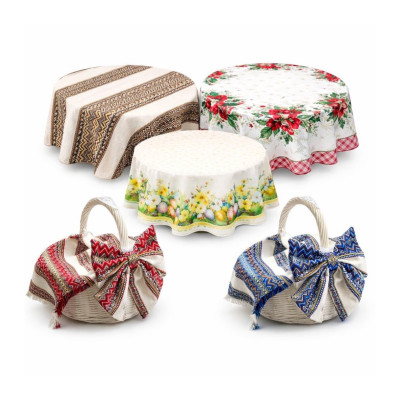 Скатертини та декор на кошик