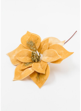 Різдвяник оксамит, кремовий, 20см. 12шт.