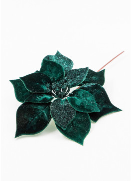 Різдвяник оксамит, зелений, 20см. 12шт.