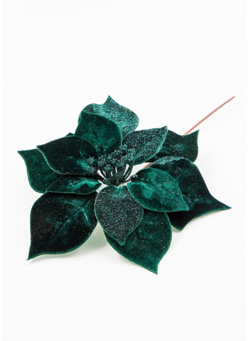 Різдвяник оксамит, зелений, 20см. 12шт.