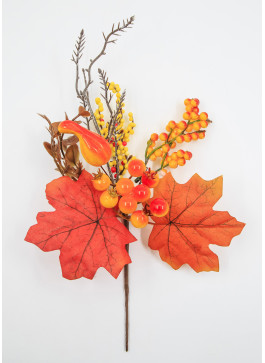 Гілочка осіння, з гарбузом, 25см. 12шт.