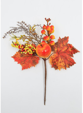 Гілочка осіння, з яблуком, 25см. 12шт.