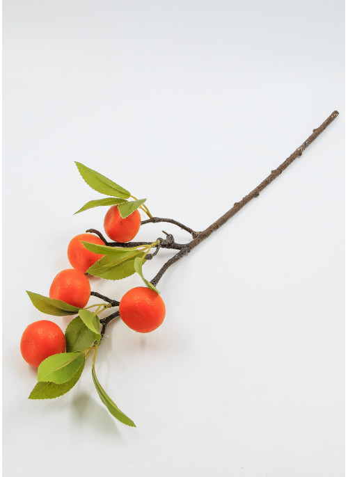 Гілка мандарини, з плодами, 60см. 1шт.