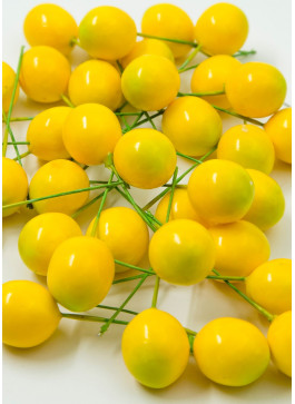 Лимон на дротику, ЖОВТИЙ, 8,5 см. 100шт