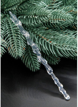 Підвіска Бурулька, акрил, без блиску,  15см, 6 шт.  