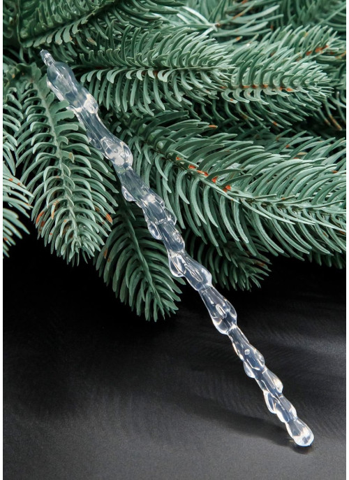 Підвіска Бурулька, акрил, без блиску,  15см, 6 шт.  