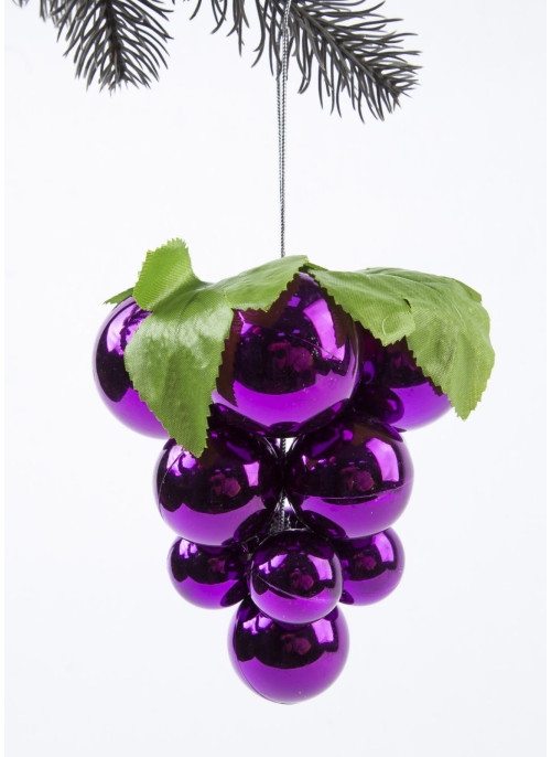 Підвіска гроно, мале. 14см. ФІОЛЕТОВА, 1 ШТ.